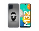 Funda Silicona para Samsung Galaxy M32 diseño Barba Dibujos