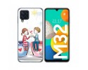 Funda Silicona para Samsung Galaxy M32 diseño Café Dibujos