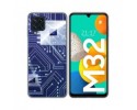 Funda Silicona para Samsung Galaxy M32 diseño Circuito Dibujos