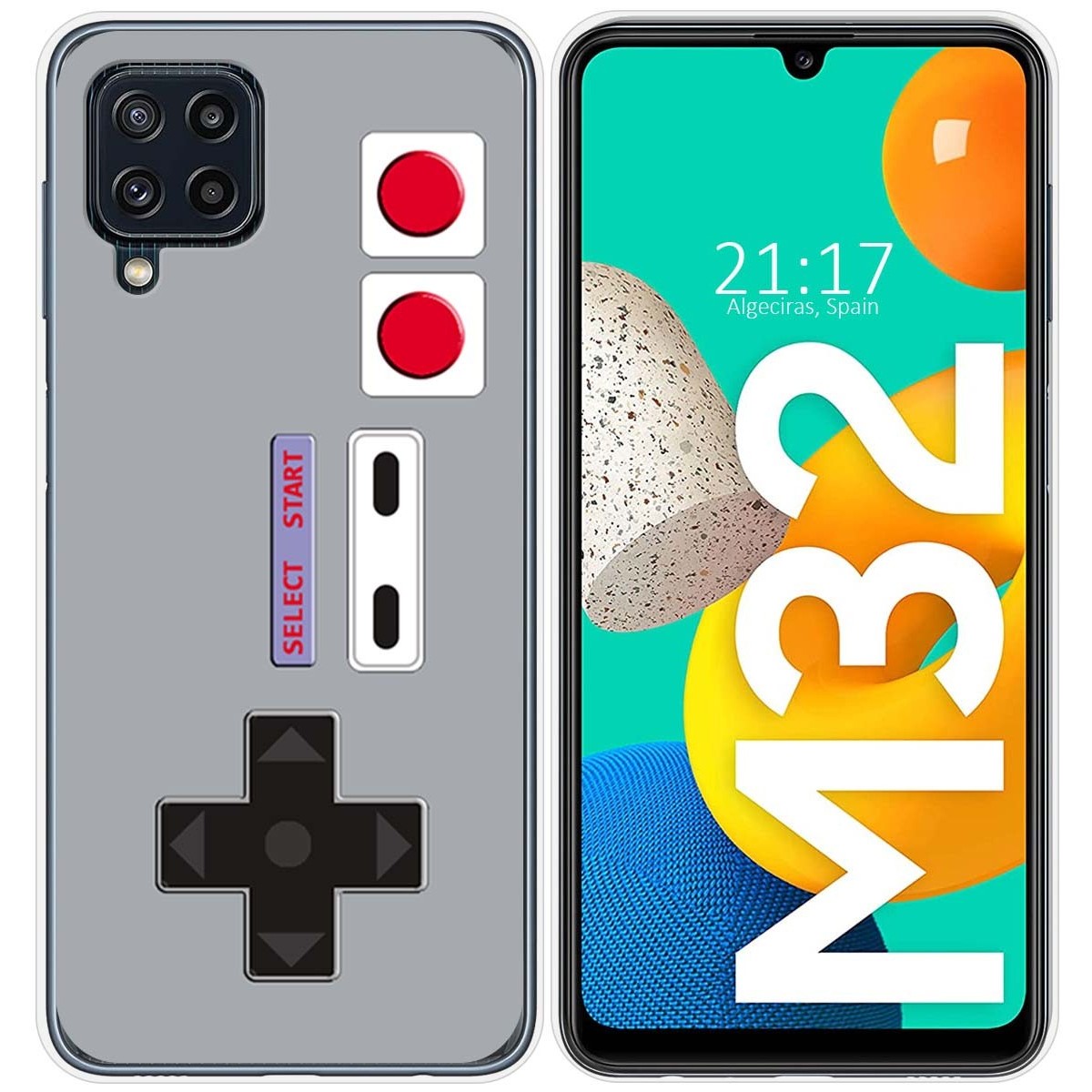 Funda Silicona para Samsung Galaxy M32 diseño Consola Dibujos