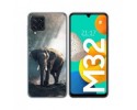 Funda Silicona para Samsung Galaxy M32 diseño Elefante Dibujos