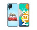 Funda Silicona para Samsung Galaxy M32 diseño Furgoneta Dibujos
