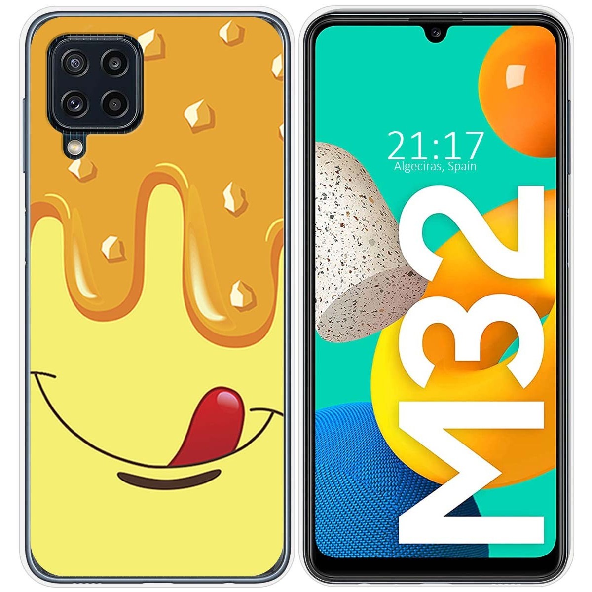 Funda Silicona para Samsung Galaxy M32 diseño Helado Vainilla Dibujos