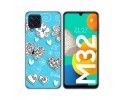 Funda Silicona para Samsung Galaxy M32 diseño Mariposas Dibujos
