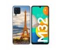 Funda Silicona para Samsung Galaxy M32 diseño Paris Dibujos