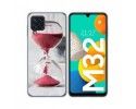 Funda Silicona para Samsung Galaxy M32 diseño Reloj Dibujos
