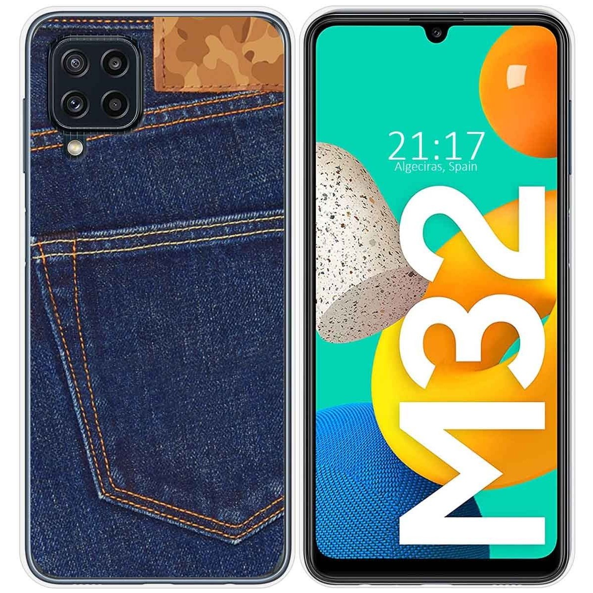 Funda Silicona para Samsung Galaxy M32 diseño Vaquero Dibujos