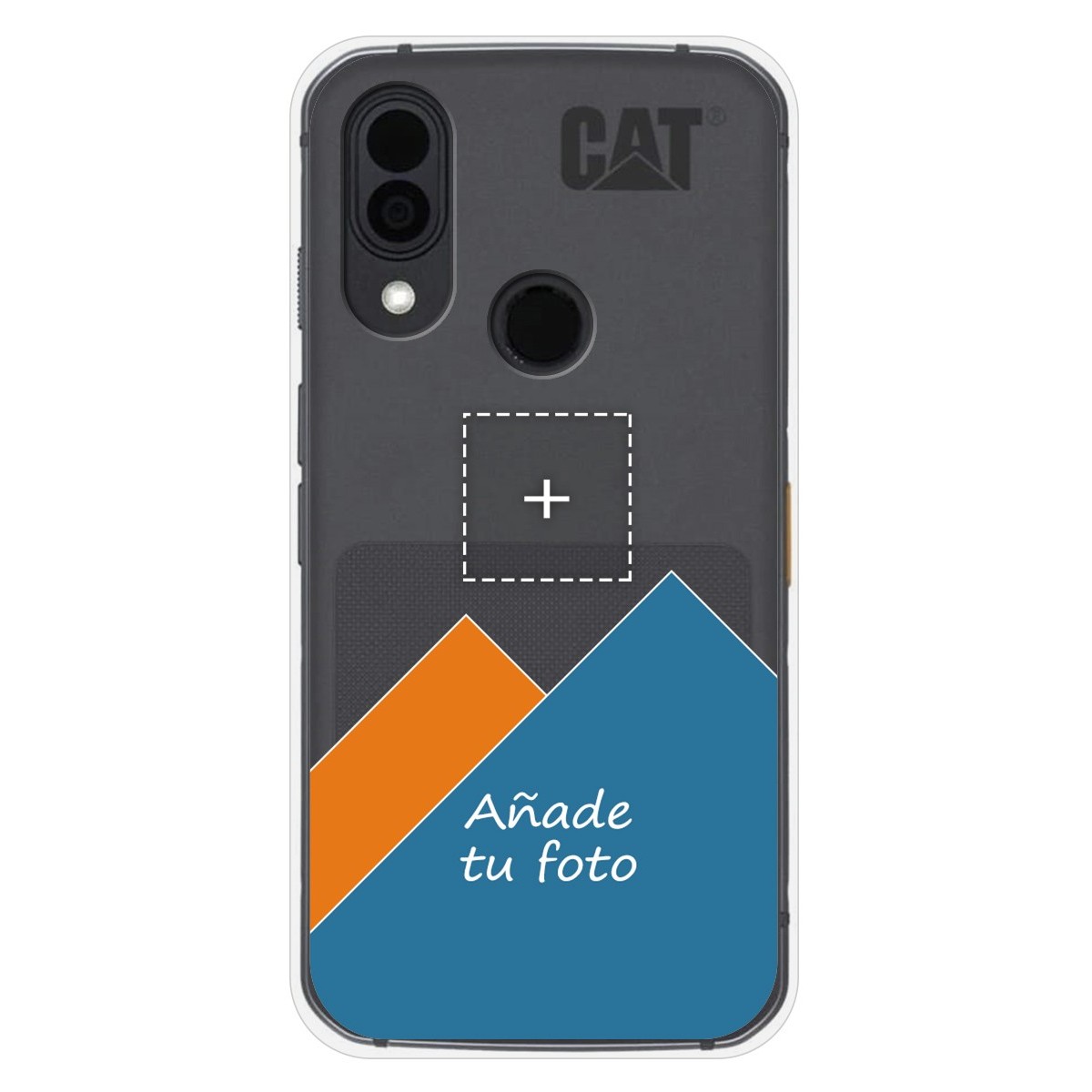 Personaliza tu Funda Silicona Gel Tpu Transparente con tu Fotografia para CAT S62 Pro Dibujo Personalizada