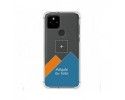 Personaliza tu Funda Silicona AntiGolpes Transparente con tu Fotografía para Google Pixel 5 5G Dibujo Personalizada