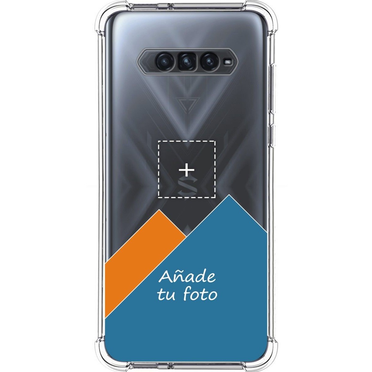 Personaliza tu Funda Silicona AntiGolpes Transparente con tu Fotografía para Xiaomi Black Shark 4 5G Dibujo Personalizada