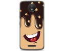 Funda Gel Tpu para Motorola Moto C Plus Diseño Helado Chocolate Dibujos