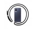 Personaliza tu Funda Colgante Transparente para Vivo V21 5G con Cordon Negro Dibujo Personalizada