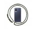 Personaliza tu Funda Colgante Transparente para Vivo V21 5G con Cordon Verde / Dorado Dibujo Personalizada