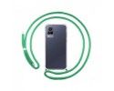 Personaliza tu Funda Colgante Transparente para Vivo V21 5G con Cordon Verde Agua Dibujo Personalizada