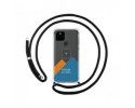 Personaliza tu Funda Colgante Transparente para Google Pixel 5 5G con Cordon Negro Dibujo Personalizada