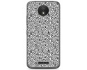 Funda Gel Tpu para Motorola Moto C Plus Diseño Letras Dibujos