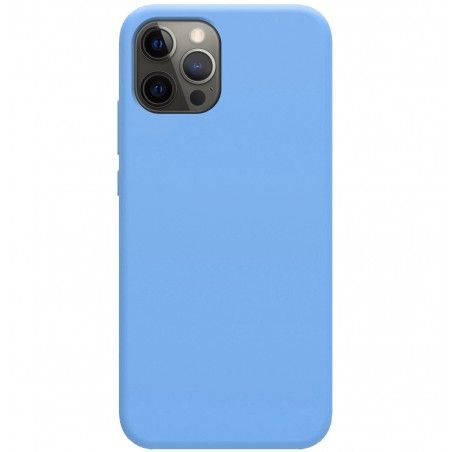 Funda Silicona Líquida Ultra Suave para Iphone 12 Pro Max (6.7) color Azul