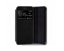 Funda Libro Soporte con Ventana para Wiko Y70 Color Negra