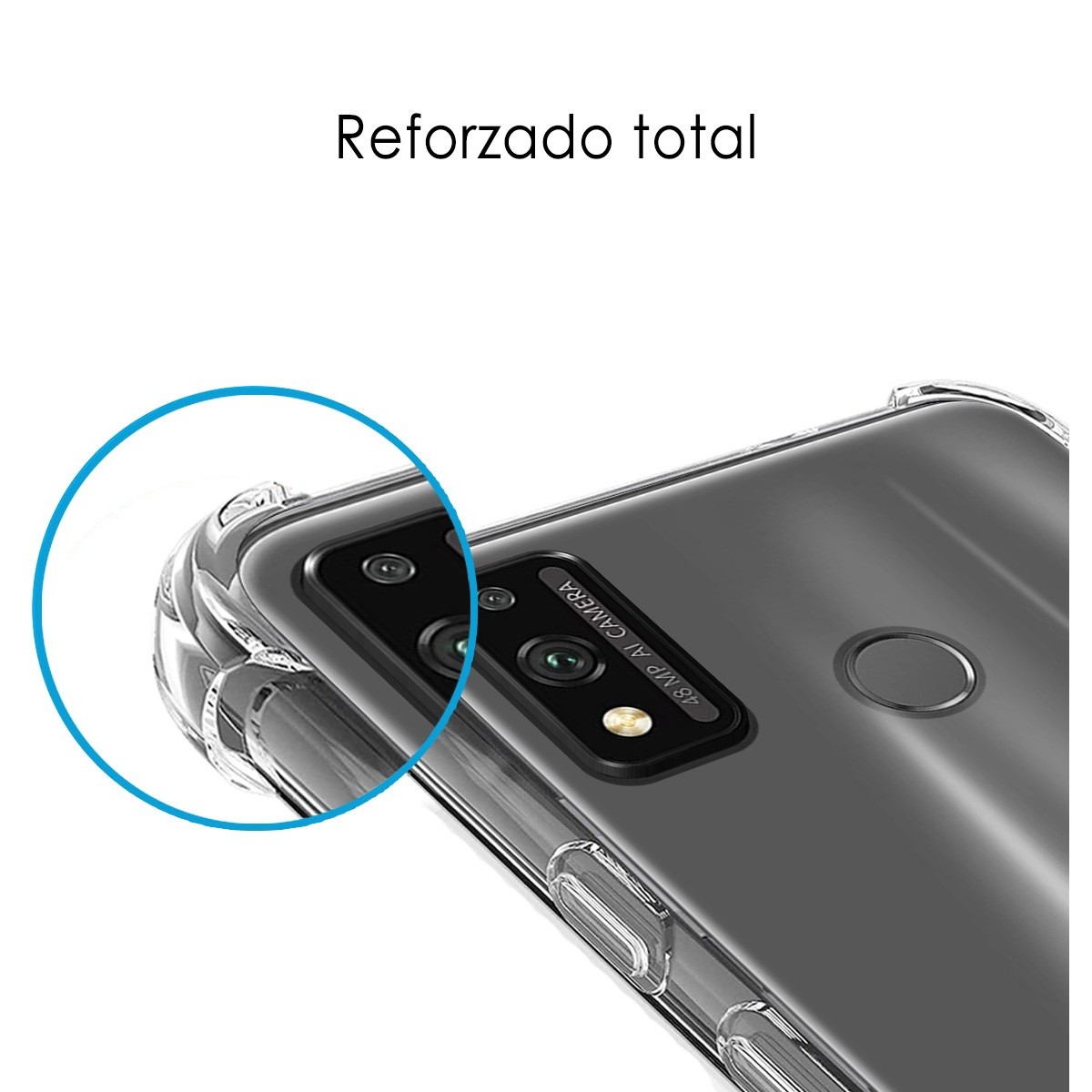Funda Silicona Antigolpes Transparente para Huawei Honor 9X Lite