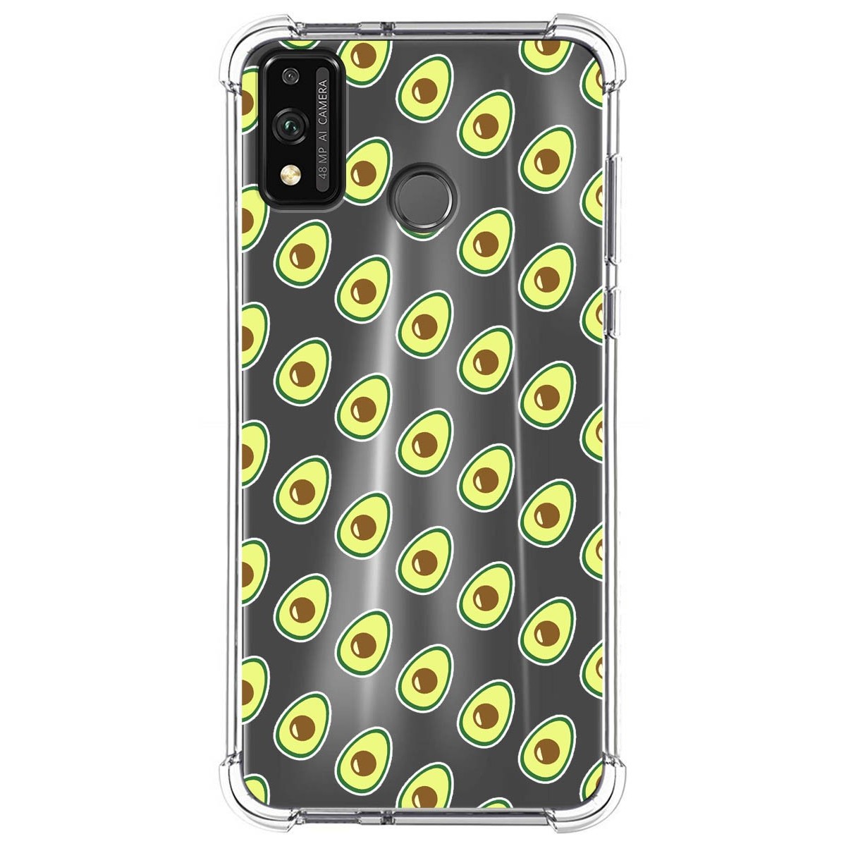 Funda Silicona Antigolpes para Huawei Honor 9X Lite diseño Aguacate Dibujos