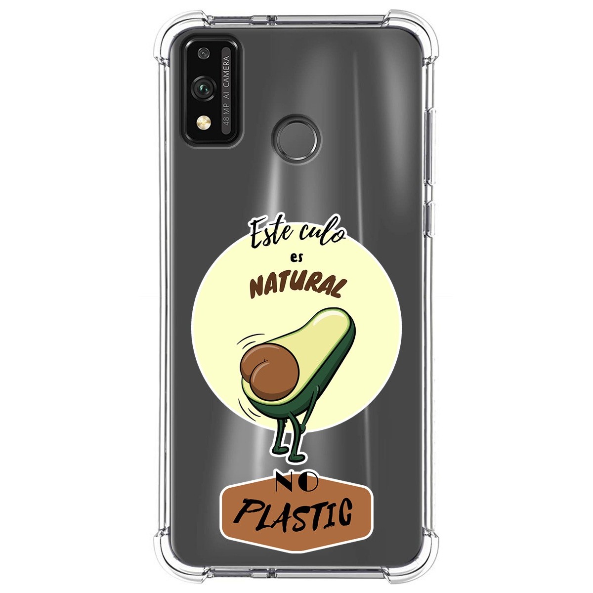 Funda Silicona Antigolpes para Huawei Honor 9X Lite diseño Culo Natural Dibujos