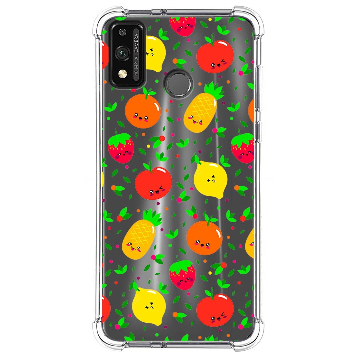 Funda Silicona Antigolpes para Huawei Honor 9X Lite diseño Frutas 01 Dibujos