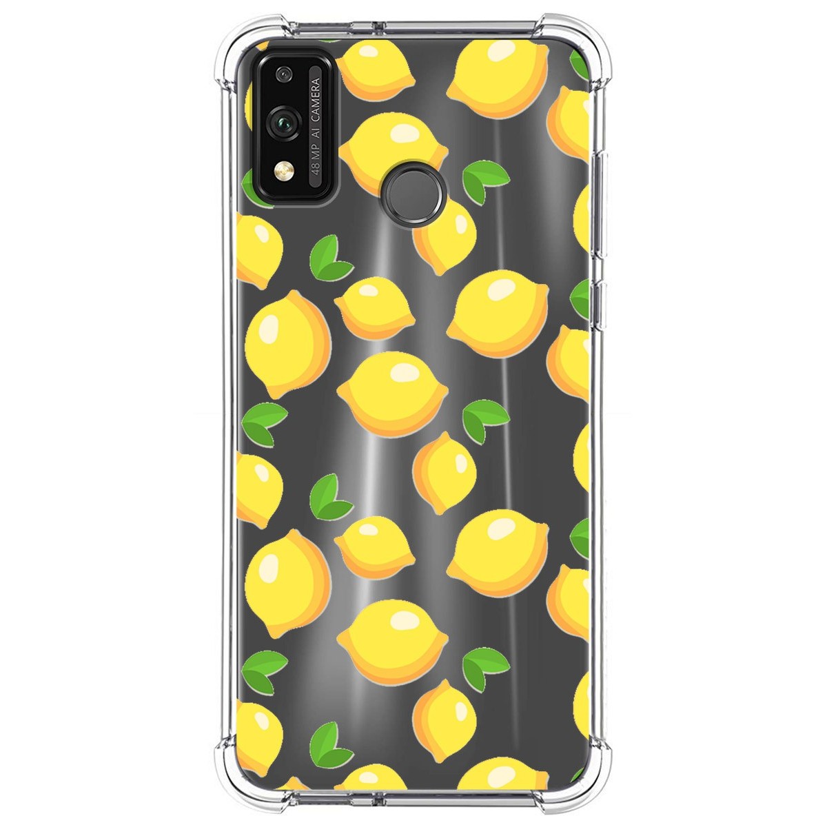 Funda Silicona Antigolpes para Huawei Honor 9X Lite diseño Limones Dibujos