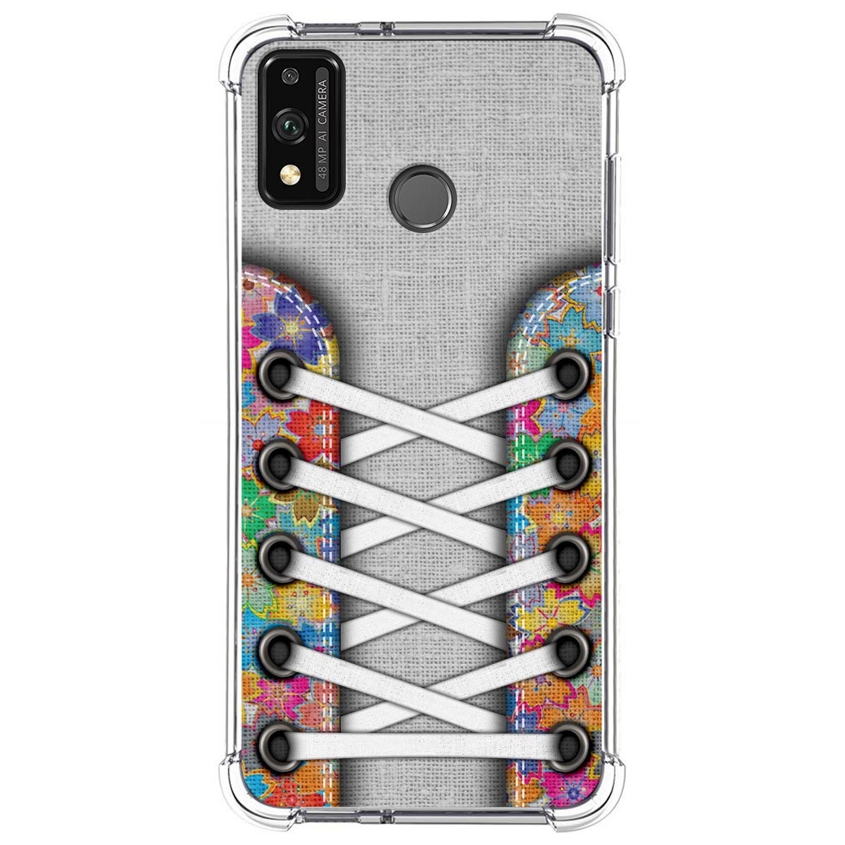 Funda Silicona Antigolpes para Huawei Honor 9X Lite diseño Zapatillas 04 Dibujos