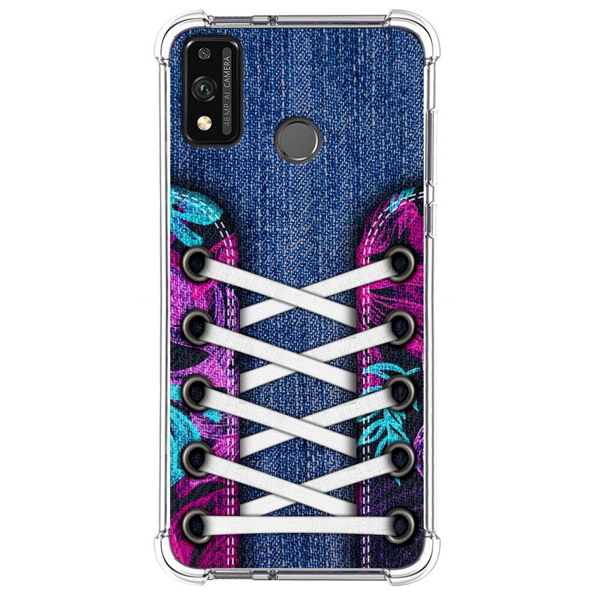 Funda Silicona Antigolpes para Huawei Honor 9X Lite diseño Zapatillas 06 Dibujos