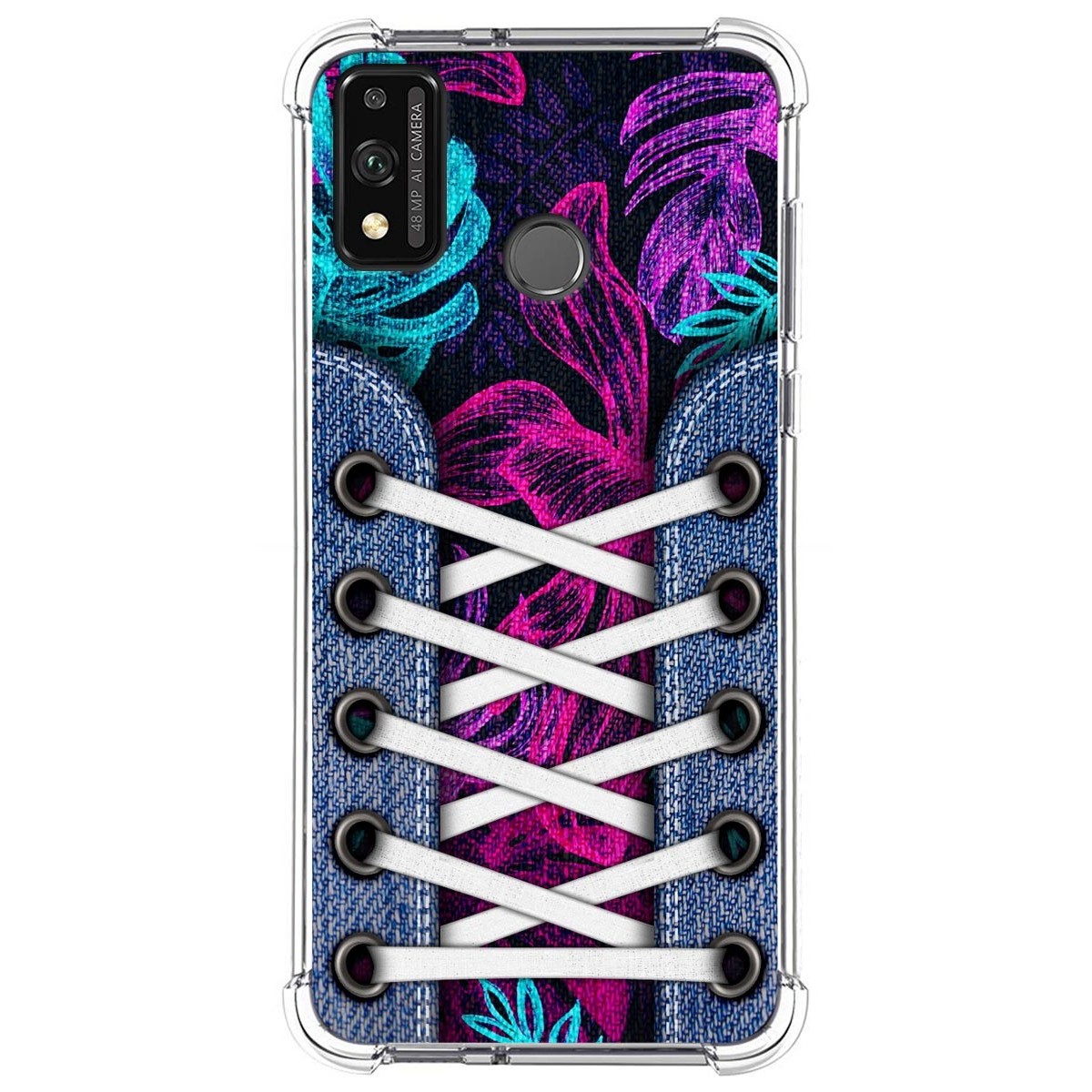 Funda Silicona Antigolpes para Huawei Honor 9X Lite diseño Zapatillas 07 Dibujos
