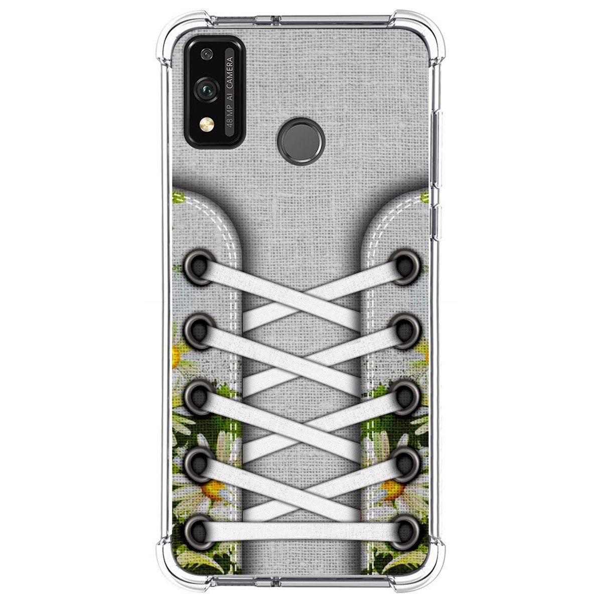 Funda Silicona Antigolpes para Huawei Honor 9X Lite diseño Zapatillas 08 Dibujos
