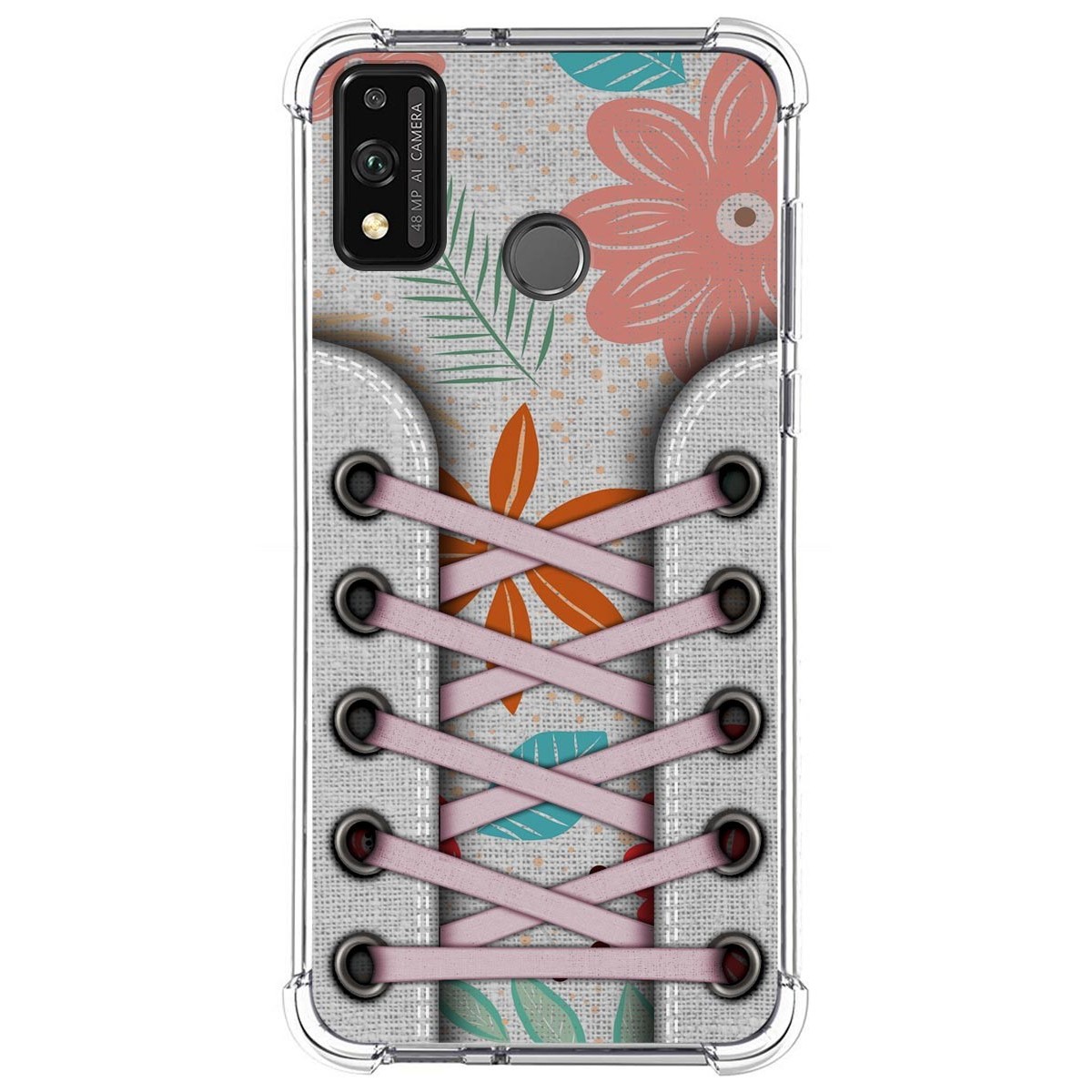 Funda Silicona Antigolpes para Huawei Honor 9X Lite diseño Zapatillas 09 Dibujos