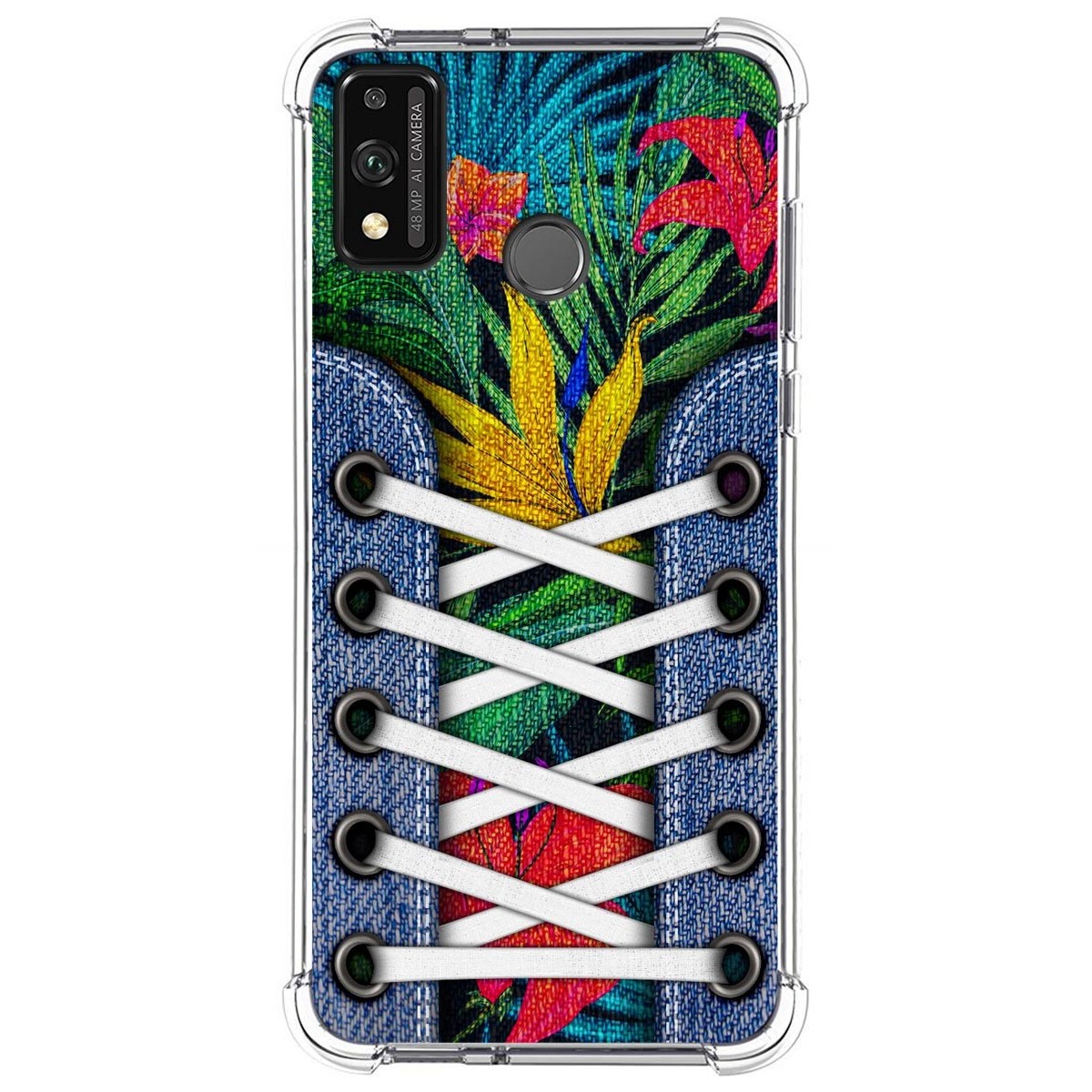 Funda Silicona Antigolpes para Huawei Honor 9X Lite diseño Zapatillas 12 Dibujos