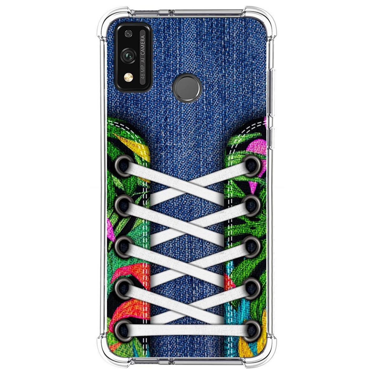 Funda Silicona Antigolpes para Huawei Honor 9X Lite diseño Zapatillas 13 Dibujos