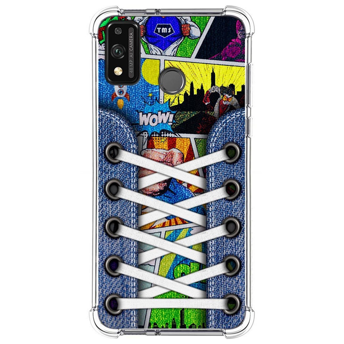 Funda Silicona Antigolpes para Huawei Honor 9X Lite diseño Zapatillas 14 Dibujos