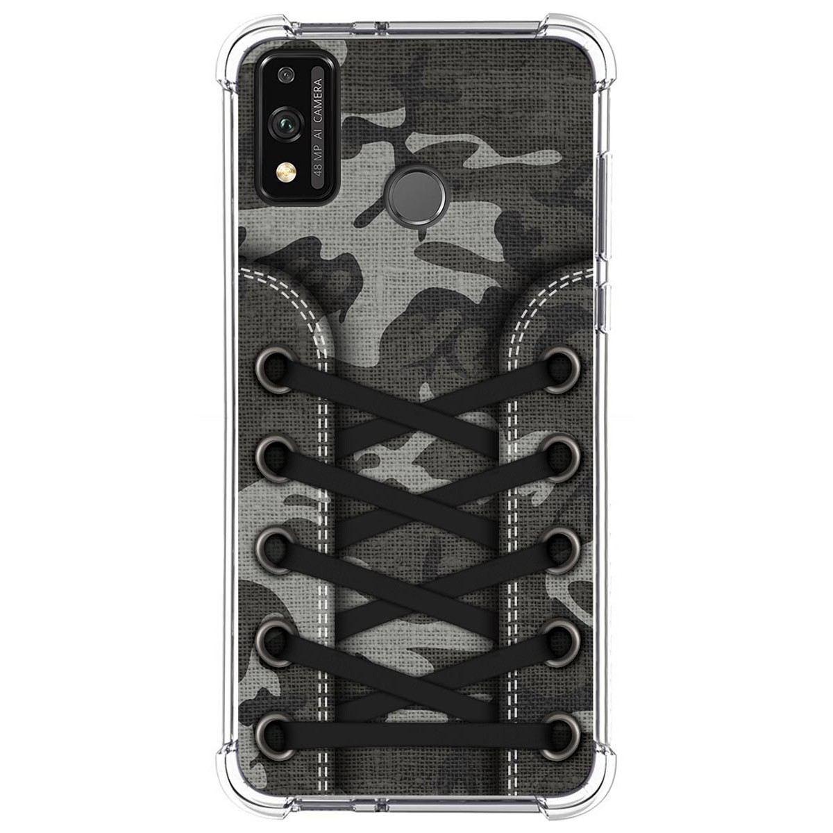 Funda Silicona Antigolpes para Huawei Honor 9X Lite diseño Zapatillas 15 Dibujos