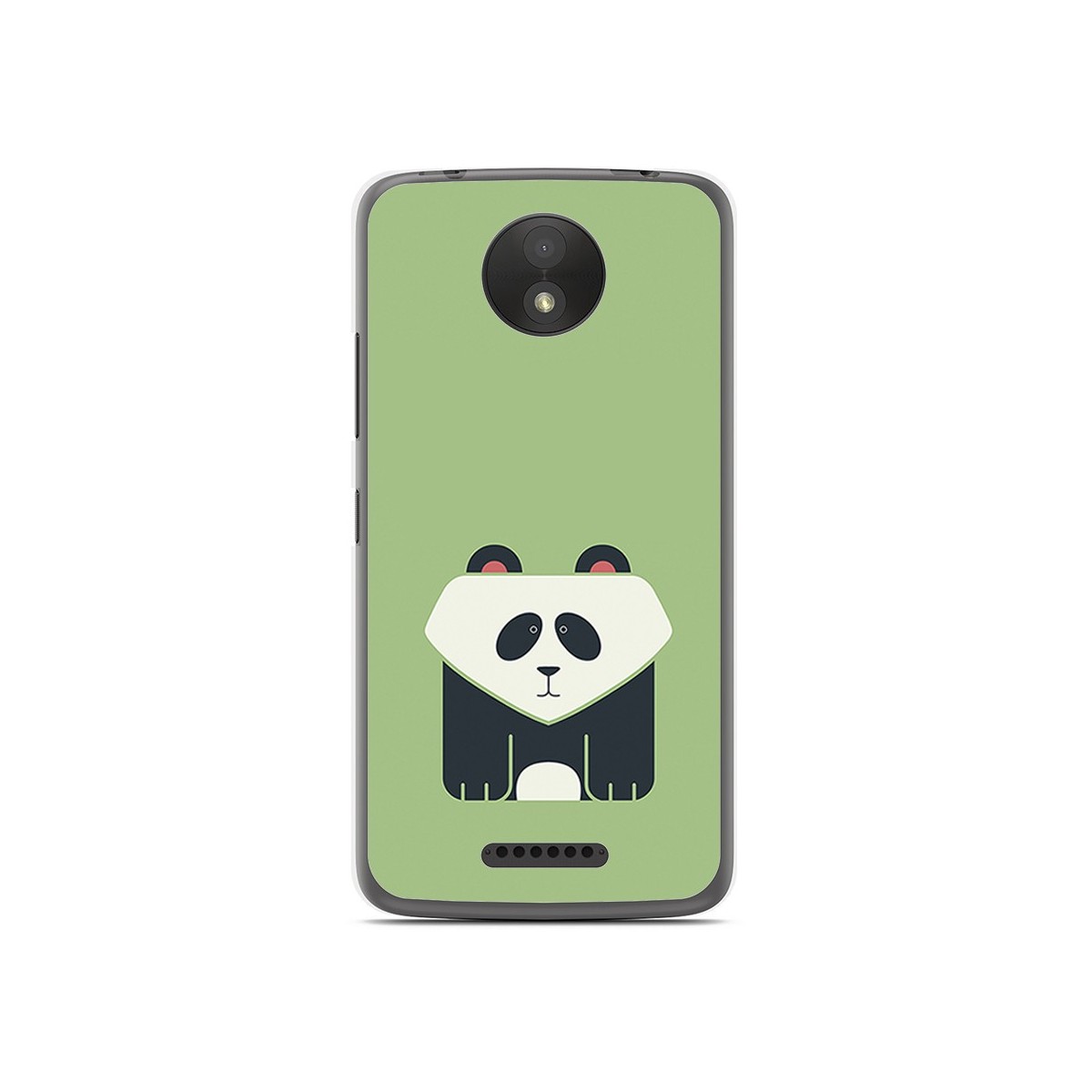 Funda Gel Tpu para Motorola Moto C Plus Diseño Panda Dibujos