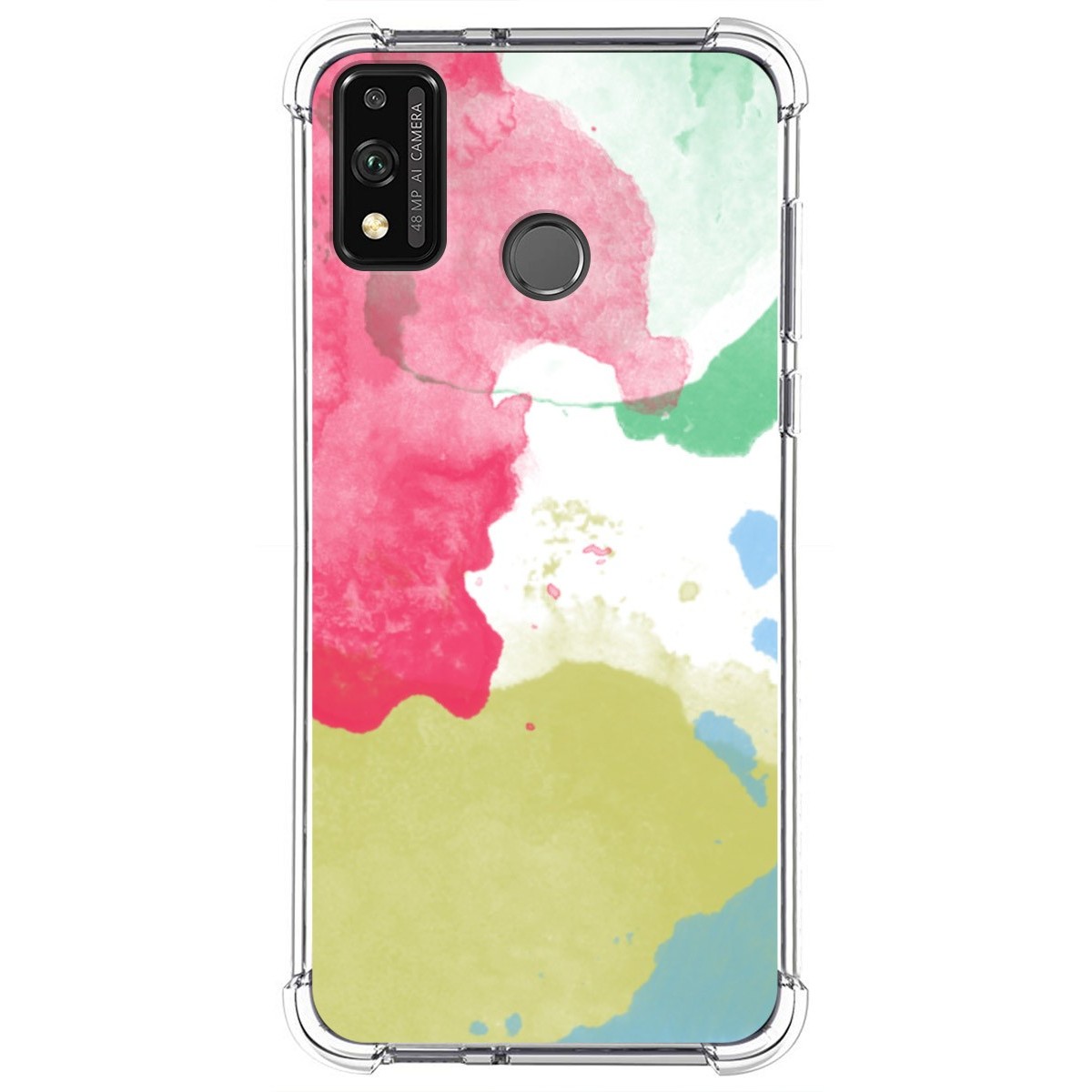 Funda Silicona Antigolpes para Huawei Honor 9X Lite diseño Acuarela 02 Dibujos