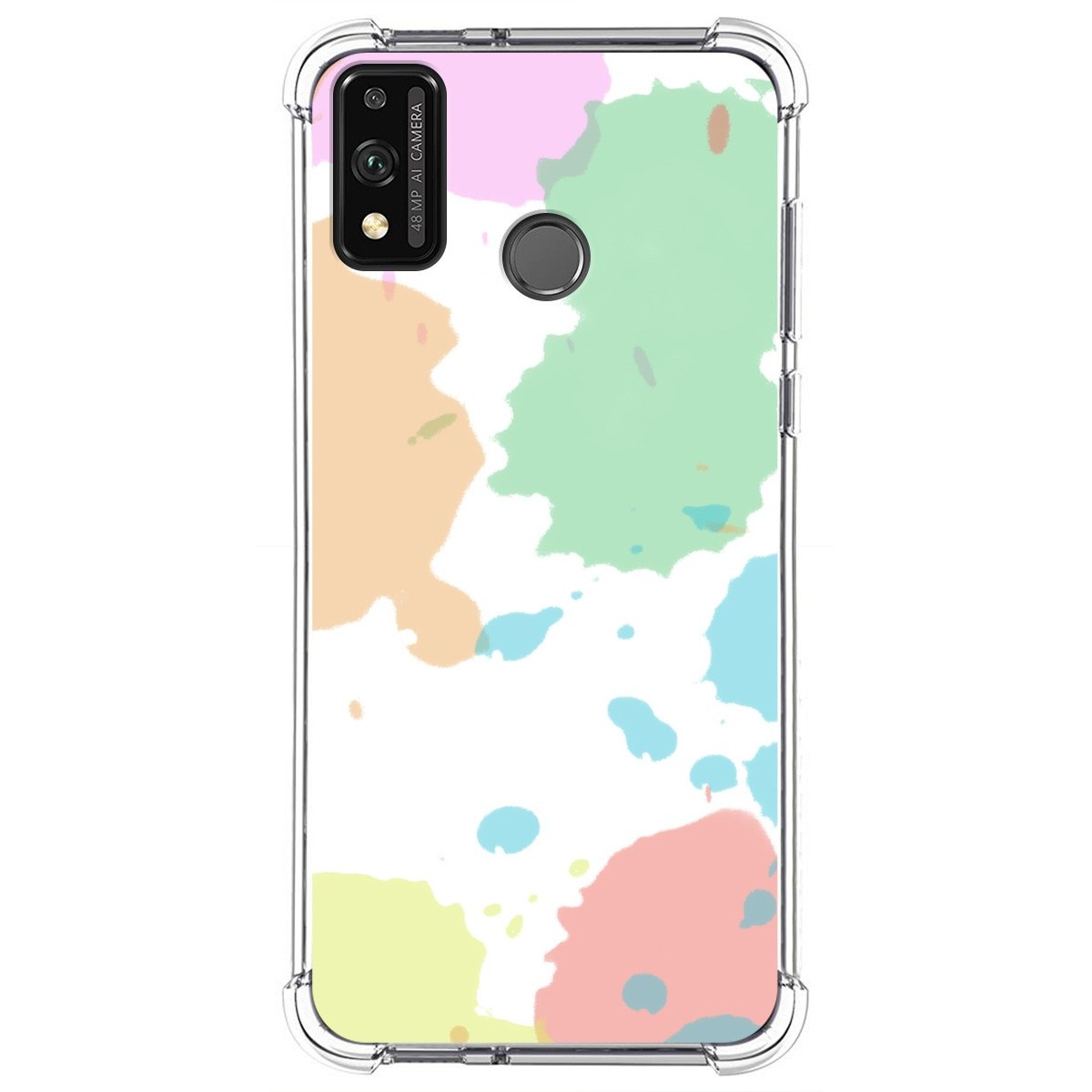 Funda Silicona Antigolpes para Huawei Honor 9X Lite diseño Acuarela 05 Dibujos