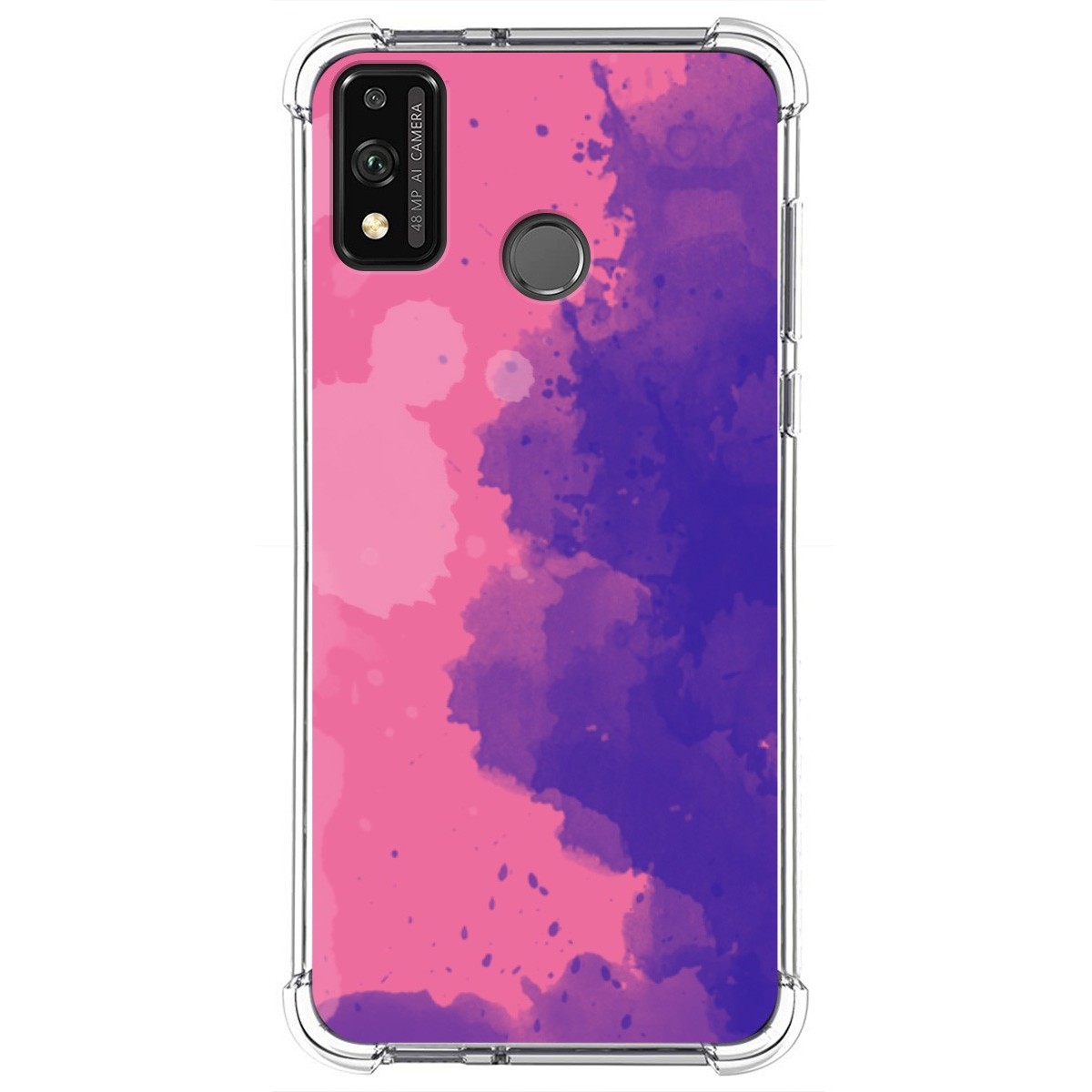 Funda Silicona Antigolpes para Huawei Honor 9X Lite diseño Acuarela 07 Dibujos
