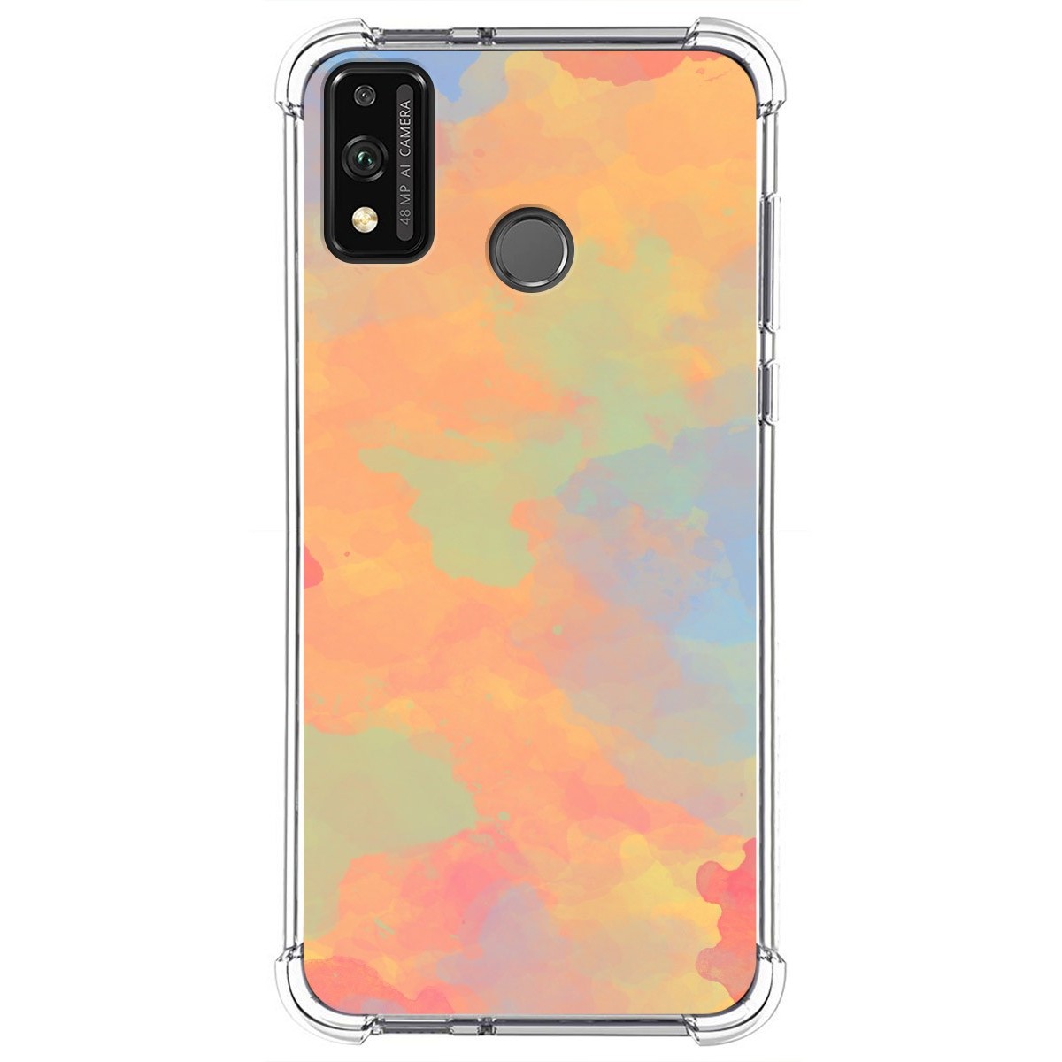 Funda Silicona Antigolpes para Huawei Honor 9X Lite diseño Acuarela 08 Dibujos
