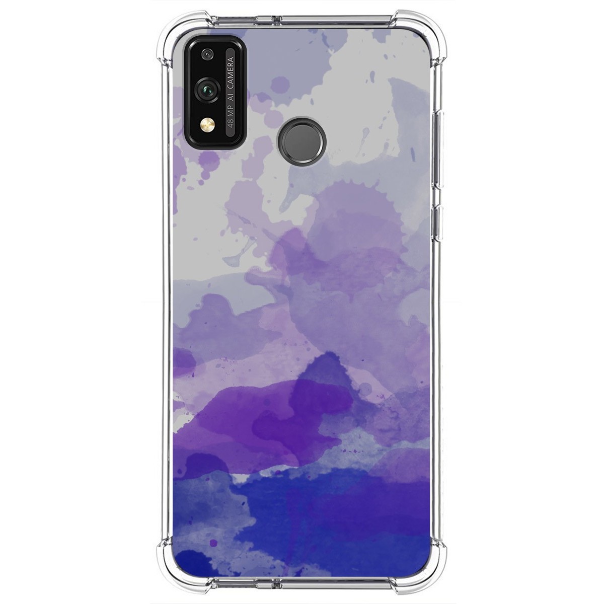 Funda Silicona Antigolpes para Huawei Honor 9X Lite diseño Acuarela 09 Dibujos