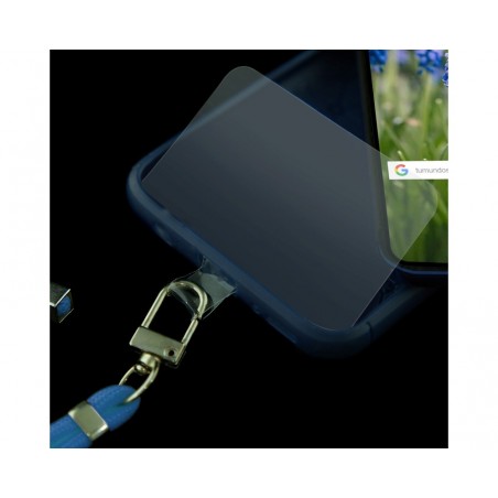 Adaptador Universal con Cordón para Funda de Móvil Colgante color Azul