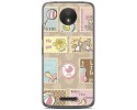 Funda Gel Tpu para Motorola Moto C Plus Diseño Sellos Dibujos