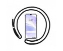 Funda Colgante Transparente para Vivo V21 5G con Cordon Negro