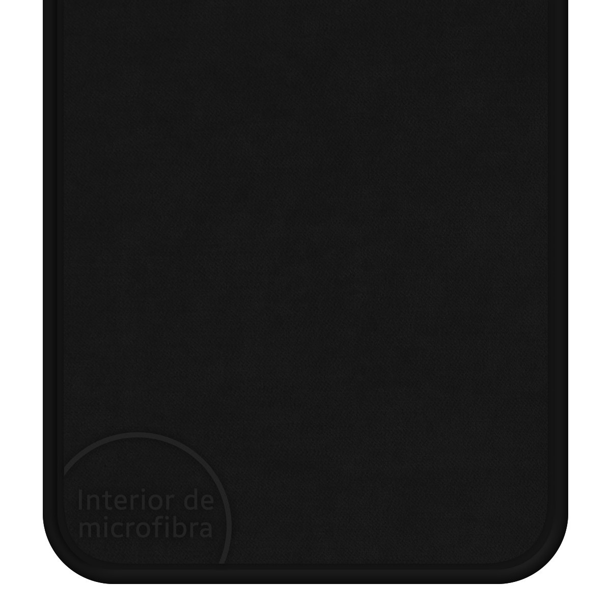 Funda Silicona Líquida Ultra Suave con Anillo para Samsung Galaxy A22 5G color Negra