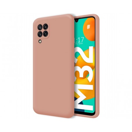 Funda Silicona Líquida Ultra Suave para Samsung Galaxy M32 color Rosa