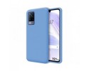 Funda Silicona Líquida Ultra Suave para Vivo V21 5G color Azul