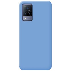 Funda Silicona Líquida Ultra Suave para Vivo V21 5G color Azul 2