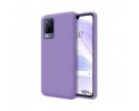 Funda Silicona Líquida Ultra Suave para Vivo V21 5G color Morada